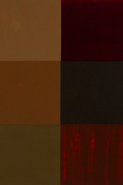 Julio Rondo, S.S. So gesehen (dunkel) (detail), 2001. Courtesy of Jaeger Art