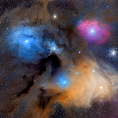 Rho, Ophiuchi y Antares