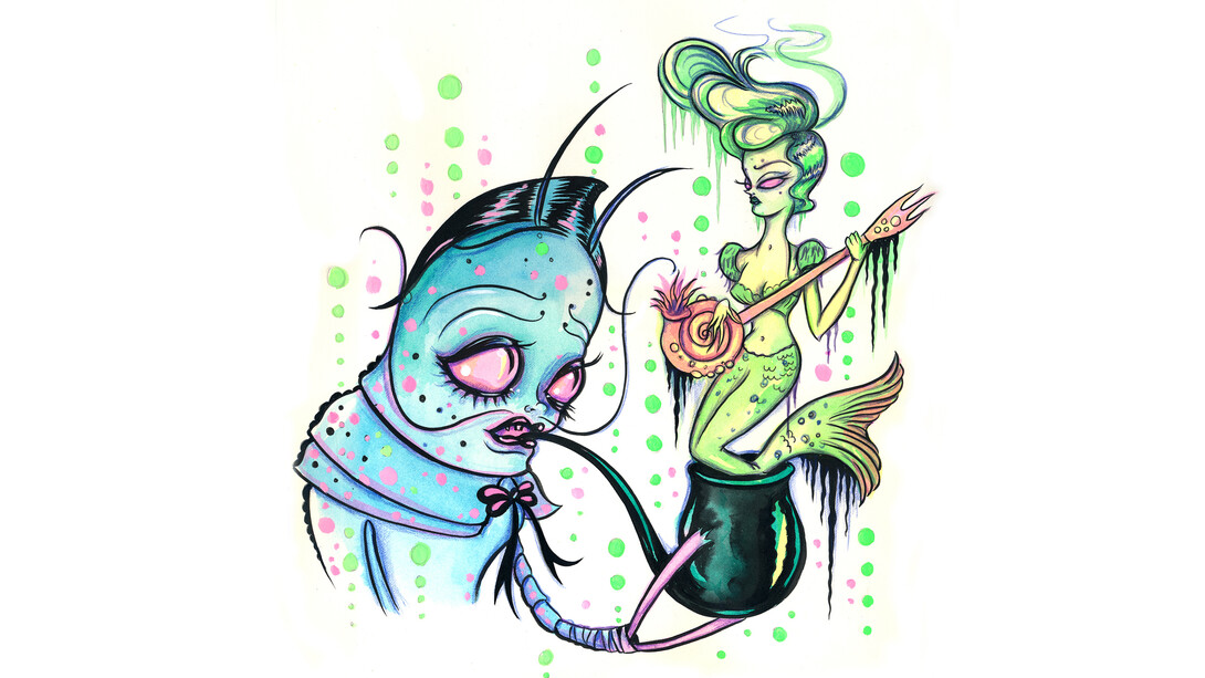 Camille Rose Garcia. Courtesy of Corey Helford Gallery