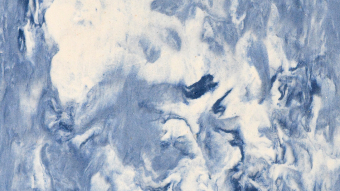 Marjolijn de Wit, ceramic on print (detail), 2015, 47 x 34 cm