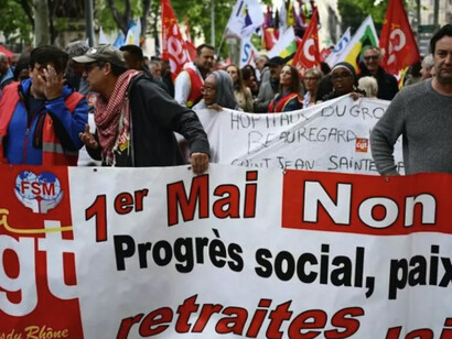 Manifestaciones del 1° de mayo en Francia: diversas reivindicaciones de sindicatos y activistas