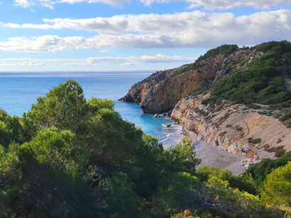Macizo del Garraf, ubicado en la cordillera litoral catalana