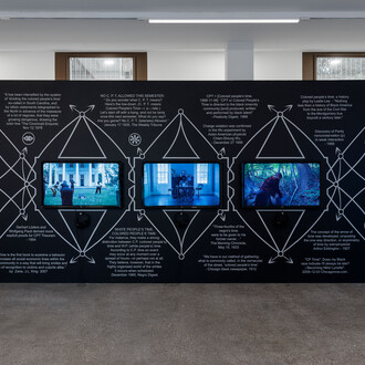 Civa – Contemporary immersive virtual art, ausstellungsansicht. Mit freundlicher Genehmigung von Belvedere 21