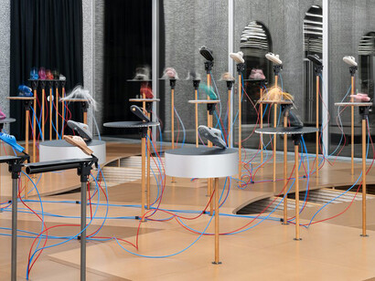 Meriem Bennani, For my best family, vista della mostra. Per gentile concessione della Fondazione Prada