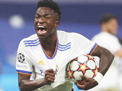 Vinícius Júnior, extremo atacante del Real Madrid y pieza clave para ganar la Champions League (2021-2022)