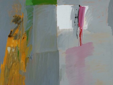 This painting is an Untitled work by the contemporary Georgian artist Iliko Zautashvili