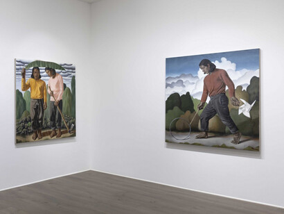 Tang Shuo, My garden, exhibition view. Courtesy of Steve Turner Gallery