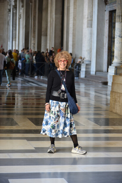 Corridors of Saint Peter's Basilica, Rome, Italy, where Andrea Stoler is Immortalized in a captivating photograph by Brenda Lee Bohen, march 23, 2024