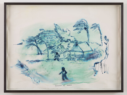 Kara Walker, West Indies, 2014, Watercolor on paper, 22 x 30 inches (55.9 x 76.2 cm). © Kara Walker; courtesy of Sikkema Jenkins & Co., New York
