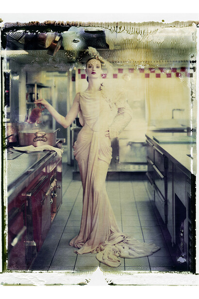Cathleen Naundorf, My Little Darling, Dior – Haute Couture Winter 2006 - N°30, 2009, Chromogenic print from original polaroid, 43 x 32 inches (110 x 80 cm)