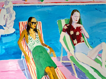 Xevi Solà, Dimanche 4 (detail), 2025. Courtesy of Opera Gallery