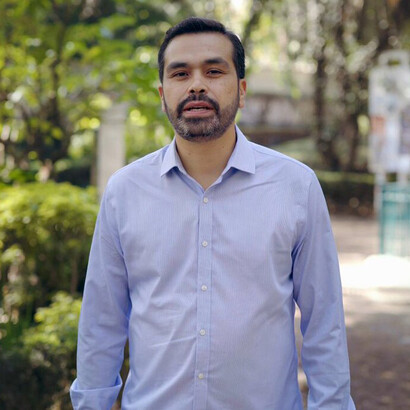 Jorge Álvarez Máynez, político mexicano. Candidato de Movimiento Ciudadano a presidente de México en las elecciones federales de 2024