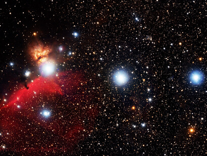 Orión —el Cazador— es una constelación visible a lo largo de toda la noche durante el invierno en el hemisferio norte, verano en hemisferio sur