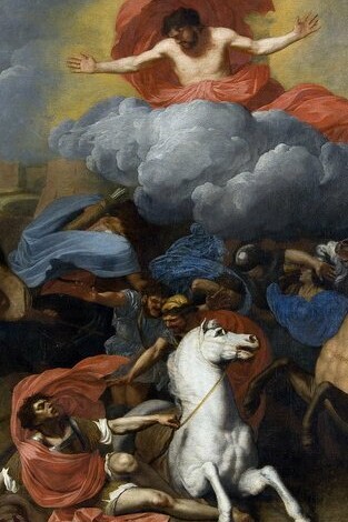 "Conversión de San Pablo", óleo sobre lienzo, Michael Willmann, siglo XVII