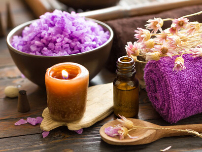 Candele ed essenze aromatiche