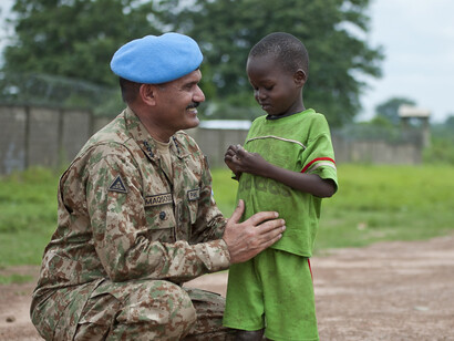 Lieutenant General Ahmed Maqsood, Military Advisor for DPKO at MISCA on 6 July 2014