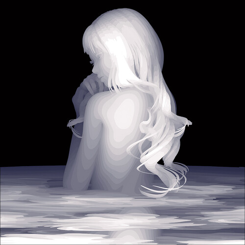 Kazuki Takamatsu, Loneliness, 72.7 x 72.7 cm, acrylic, acrylic gouache, medium, gesso, giclee on tarpaulin, dorothycircusgallery