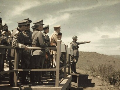 Hitler y Mussolini en 1938