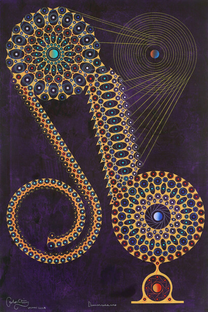 Carlos Estevez, Dreamweaver 2024. Courtesy of Gerald Peters Gallery