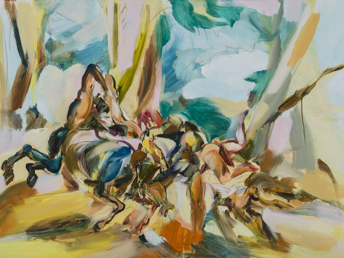 Suzanne Unrein, Aestival 2, 2014, Oil on canvas, 51” x 72”