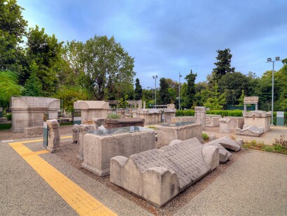 Memory in stone, exhibition view. Courtesy of Archaeological Museum of Thessaloniki