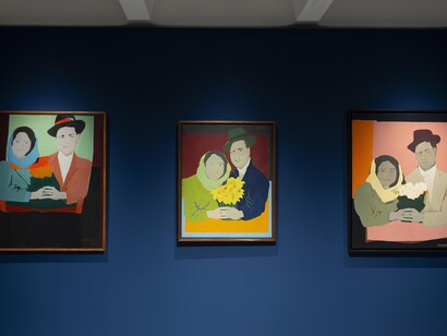 Retrospectiva de Beatriz González, vista de exhibición. Cortesía del Astrup Fearnley Museet
