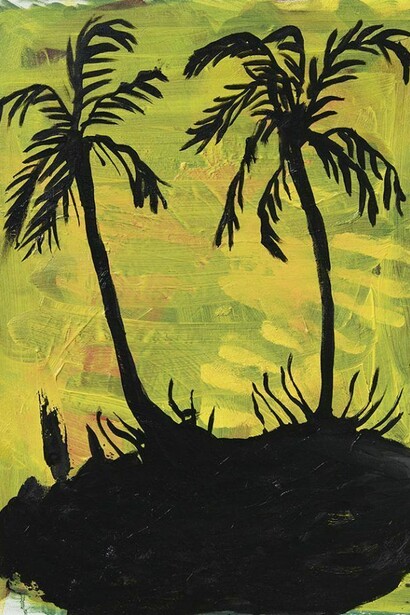 Josh Smith, Untitled, 2014, Ex. unico, Olio su tela / Oil on canvas, 61 x 45.7 cm / 24 x 18 inches, Photo by Alessandro Zambianchi, Courtesy Massimo De Carlo, Milano/London