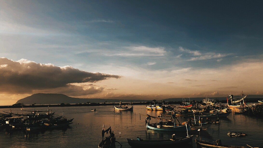 Waterfront in Banyuwangi, Indonesia 
