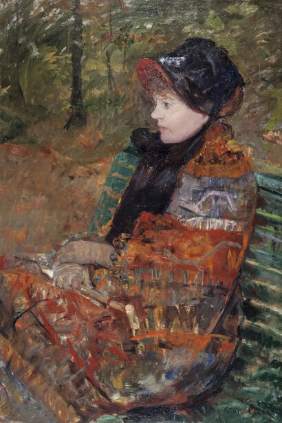 Mary Cassatt, Automne, portrait de Lydia Cassatt [L'automne] (detalle), 1880. Cortesía del Musée d’Orsay