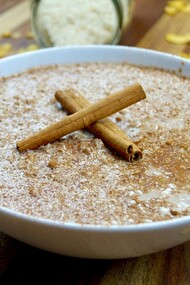 Arroz doce com canela