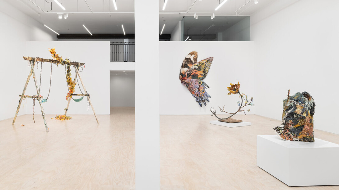 Rebecca Manson, Time, you must be laughing, exhibition view. Courtesy of Jessica Silverman Gallery