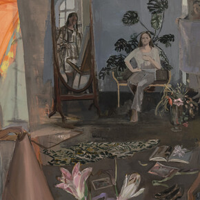 Vera Iliatova, Self portrait of an artist as a young girl (detail). Courtesy of the artist and Nathalie Karg Gallery