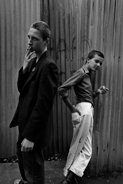 Anti-racist Skinheads, Hoxton, London, 1978. Copyright Syd Shelton