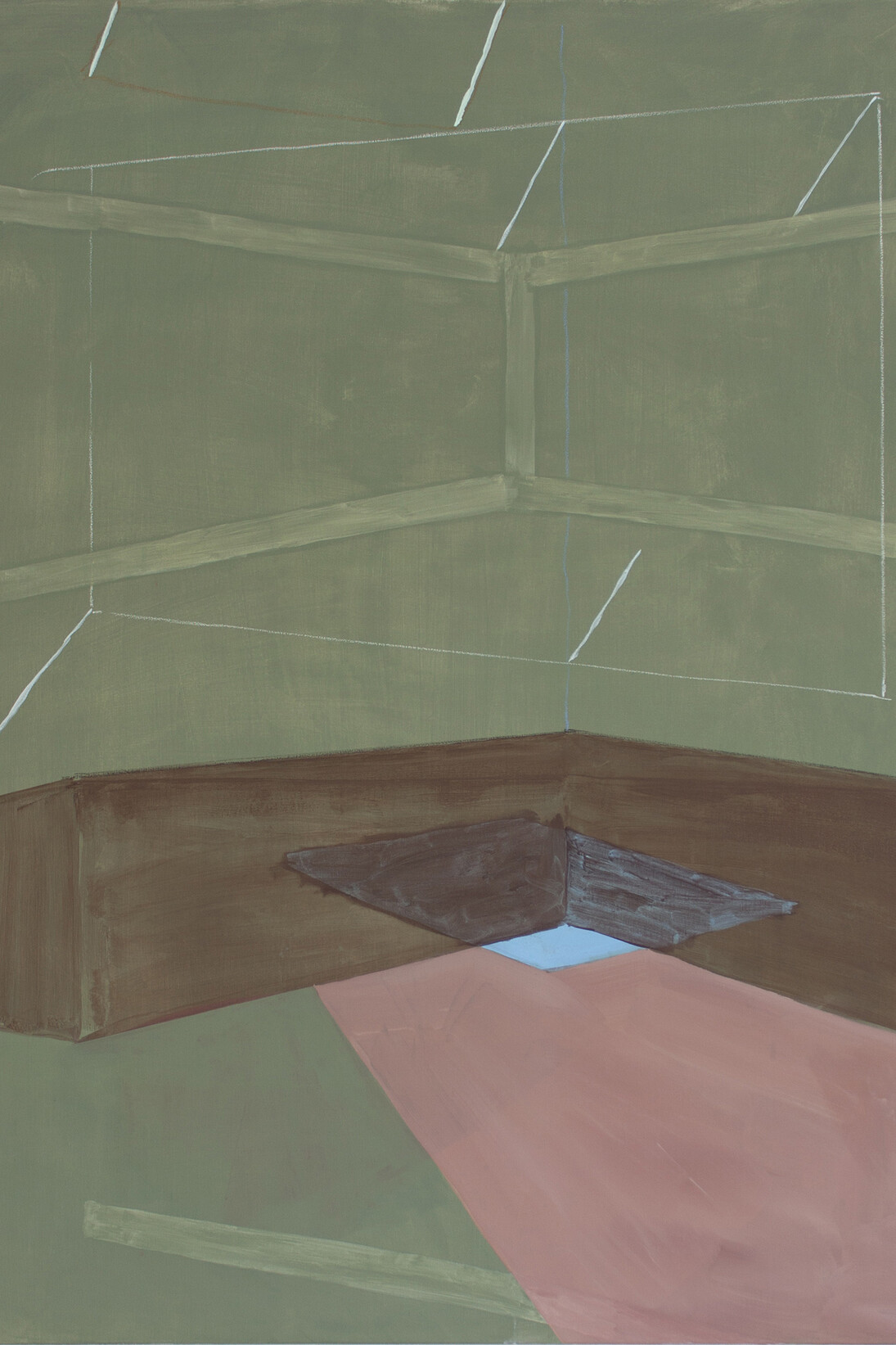Tobias Buckel, Vista, 2014, vinyl on canvas, 135 x 105 cm © Peter von Kant and the artist
