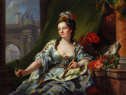 Johann Heinrich Tischbein; Las nueve musas: Melpómene