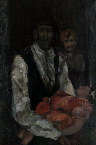 Ernesto Treccani, L'accusa, 1955. Courtesy of Gallarte