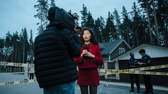 Entrevista a una testigo en el lugar de los hechos