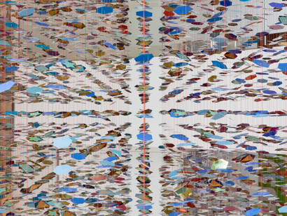 Pae White, Noisy blushes, exhibition view. Courtesy of San Jose Museum of Art