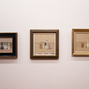 Cézanne, Morandi, and Sanyu. Courtesy of Gagosian Gallery