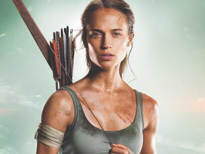 Alicia Vikander como Lara Croft en la pelicula Tomb Raider (2018)