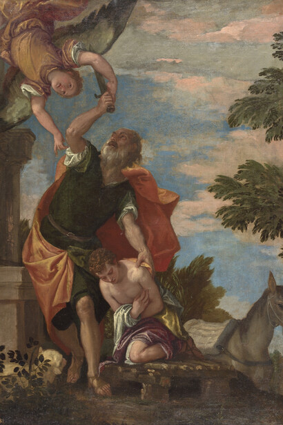 Paolo Veronese, El sacrificio de Isaac, 1585 - 1588. Cortesía del Museo Nacional del Prado