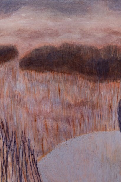 Shifting sands of land and memory, artwork in exhibition (detail). Courtesy of Onespace Gallery
