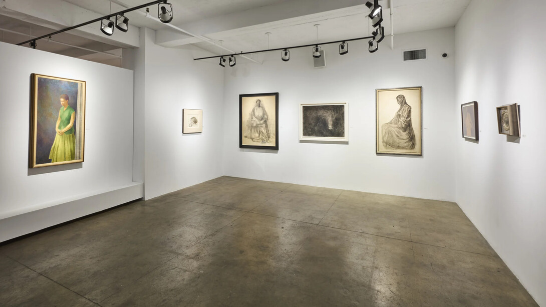 Robert Carter and Charles White in dialogue, exhibition view. Courtesy of ACA Galleries