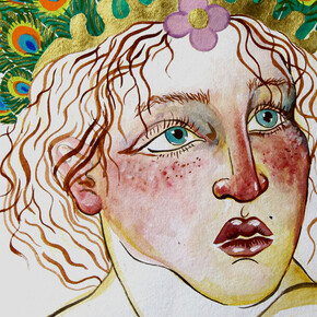 Margaux Laurens-Neel, L'orguei (détail). Avec l'aimable autorisation du musée Gustave Moreau