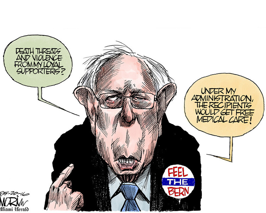 The 2017 Pulitzer Prize Winning Cartoons of Jim Morin. Courtesy of Newseum 