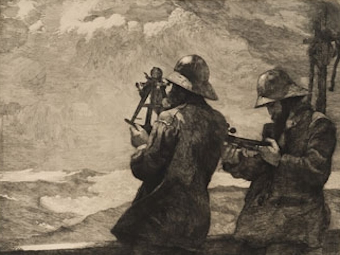 Eight Bells, Winslow Homer, 1887, etching on paper, 19 3/8 x 25 inches, American, 1836–1910. Purchase with funds provided by the Christian A. Johnson Memorial Fund.