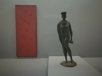 Composizione rosso febbre di Giulio Torcato e Regina di Augusto Perez