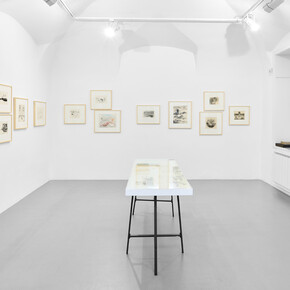 Various artists, Morphism. Drawings and prints from the Pán-Mezei collection, exhibition view. Courtesy of Kisterem Gallery