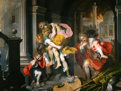 Federico Barocci, Fuga di Enea da Troia 