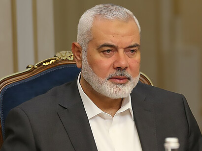 Moscow received a Hamas delegation led by Hamas chairman Ismail Haniyeh